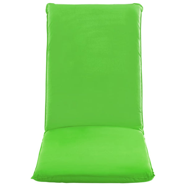 vidaXL Folding Sun Lounger Oxford Fabric Green