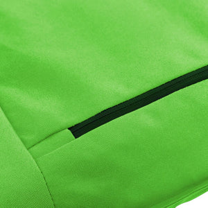vidaXL Folding Sun Lounger Oxford Fabric Green
