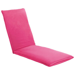 vidaXL Foldable Sun Lounger Oxford Fabric Pink