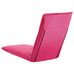 vidaXL Foldable Sun Lounger Oxford Fabric Pink