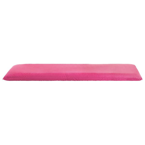 vidaXL Foldable Sun Lounger Oxford Fabric Pink
