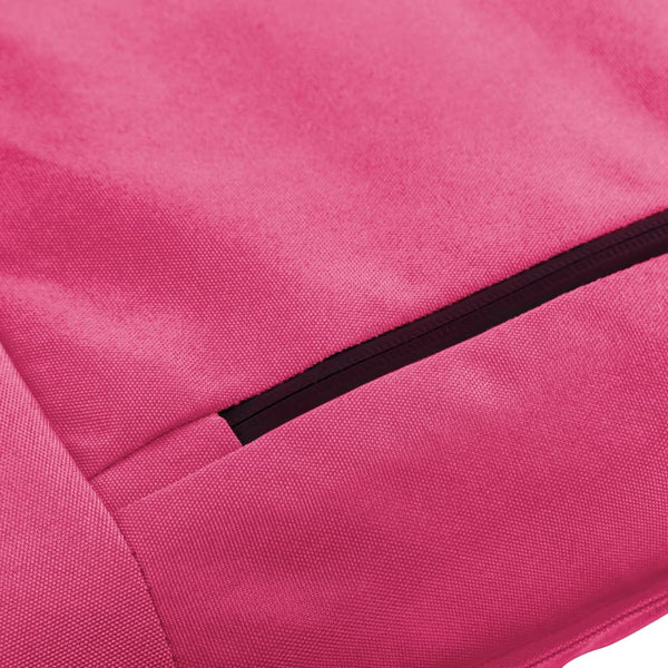 vidaXL Foldable Sun Lounger Oxford Fabric Pink