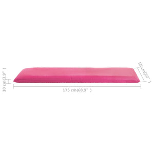 vidaXL Foldable Sun Lounger Oxford Fabric Pink