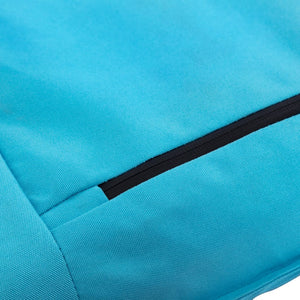 vidaXL Foldable Sun Lounger Oxford Fabric Blue