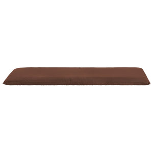 vidaXL Folding Sun Lounger Oxford Fabric Brown