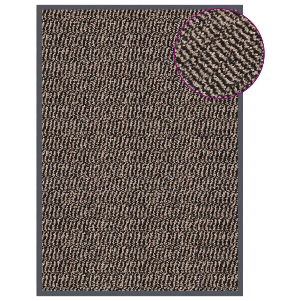 vidaXL Tufted Doormat 40x60 cm Dark Brown