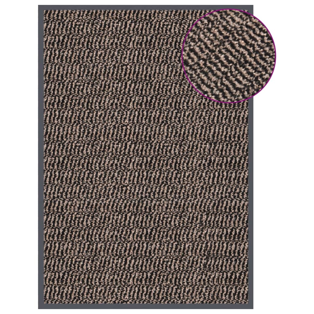 vidaXL Tufted Doormat 40x60 cm Dark Brown