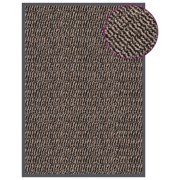 vidaXL Tufted Doormat 40x60 cm Dark Brown
