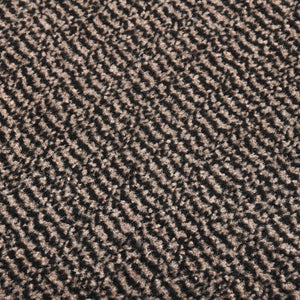 vidaXL Tufted Doormat 60x90 cm Dark Brown