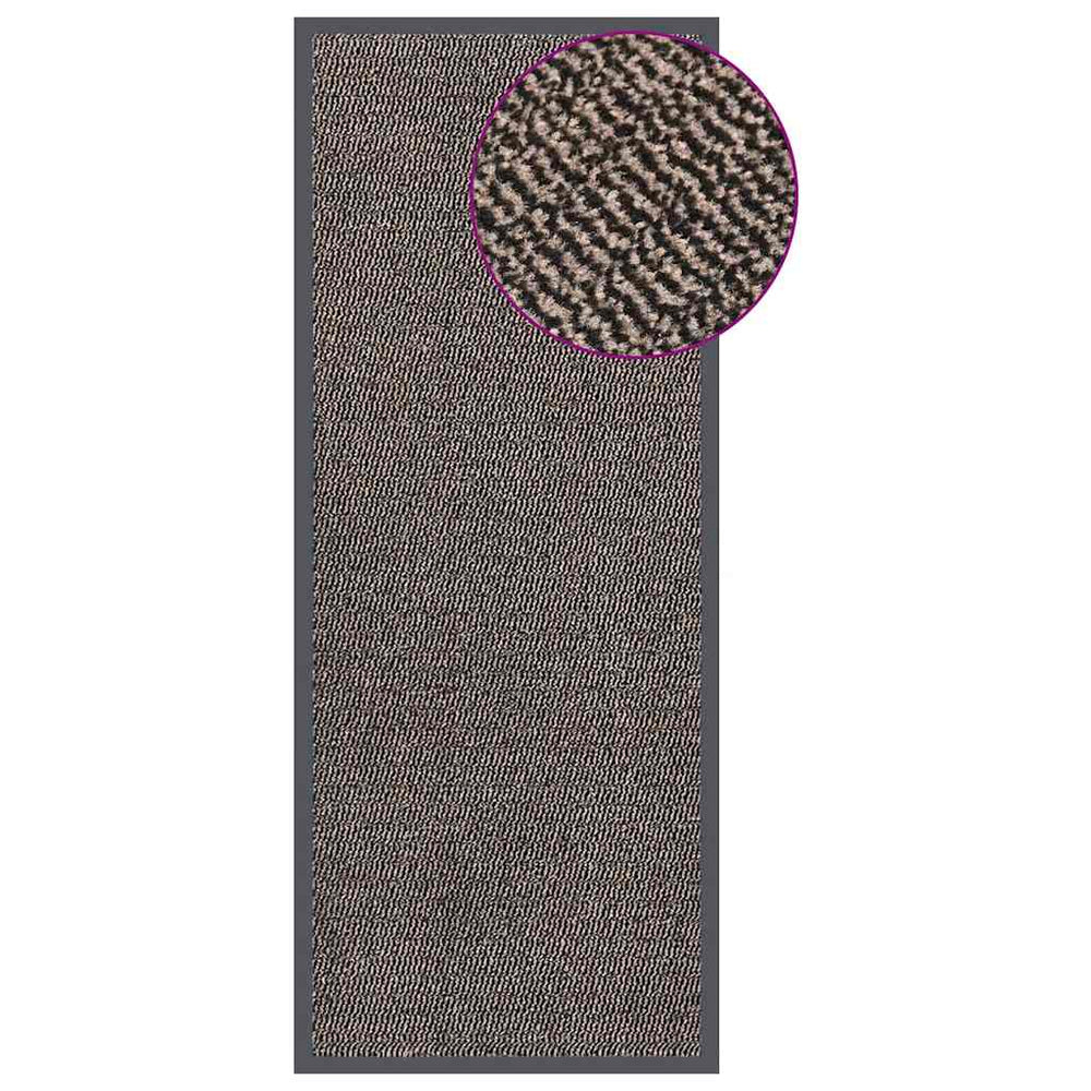 vidaXL Tufted Doormat 60x150 cm Dark Brown