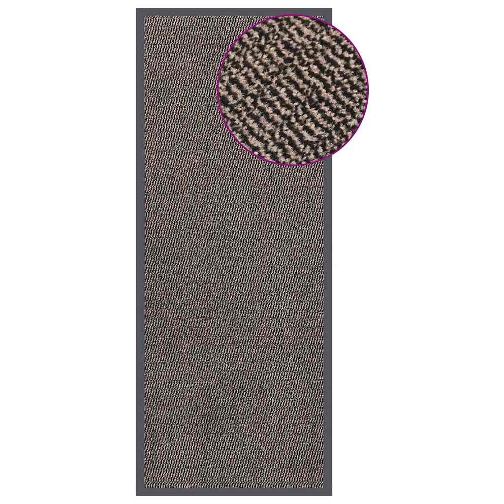 vidaXL Tufted Doormat 60x150 cm Dark Brown