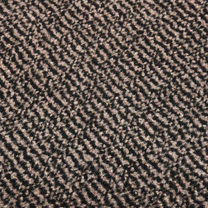 vidaXL Tufted Doormat 60x150 cm Dark Brown