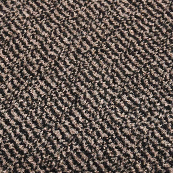 vidaXL Tufted Doormat 60x150 cm Dark Brown