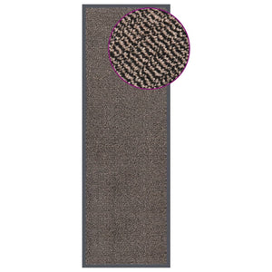 vidaXL Tufted Doormat 60x180 cm Dark Brown