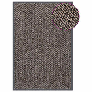 vidaXL Tufted Doormat 80x120 cm Dark Brown