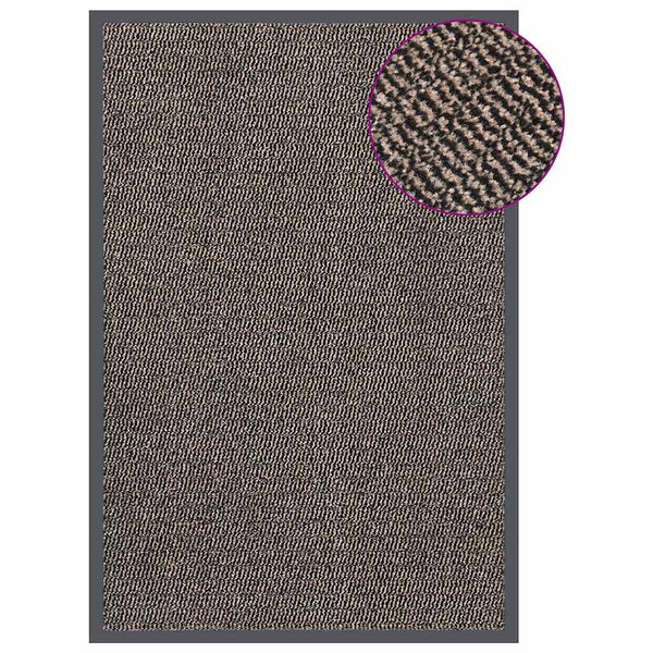 vidaXL Tufted Doormat 80x120 cm Dark Brown