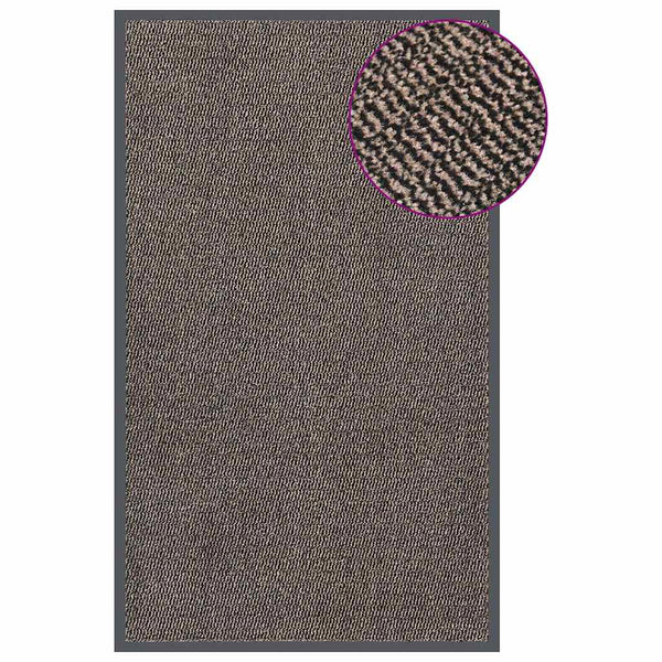 vidaXL Tufted Doormat Dark Brown 90x150 cm