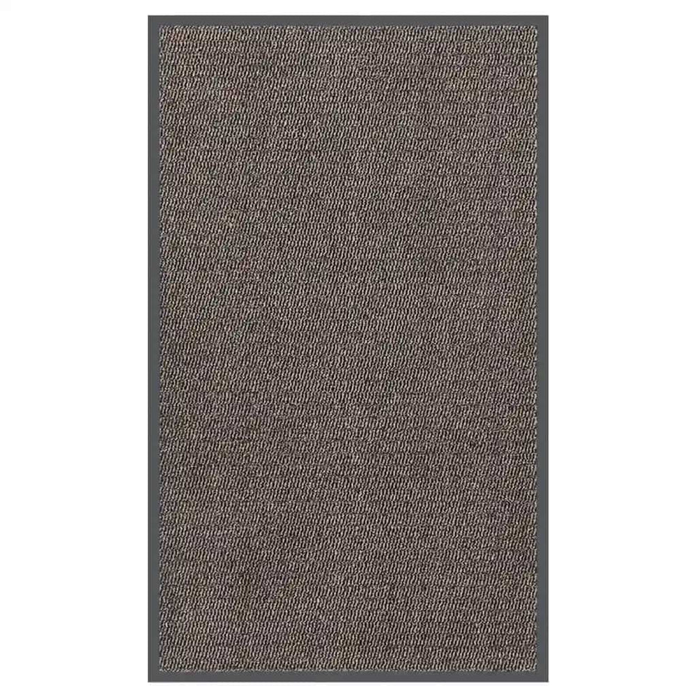 vidaXL Tufted Doormat Dark Brown 90x150 cm