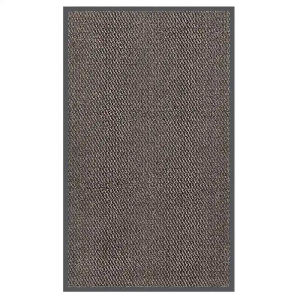 vidaXL Tufted Doormat Dark Brown 90x150 cm