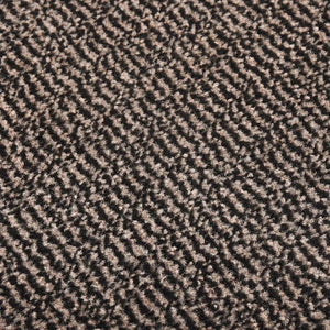 vidaXL Tufted Doormat Dark Brown 90x150 cm