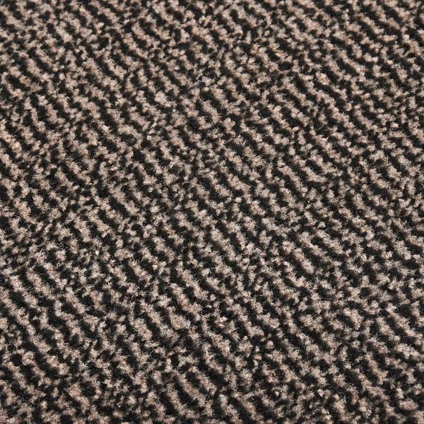vidaXL Tufted Doormat Dark Brown 90x150 cm
