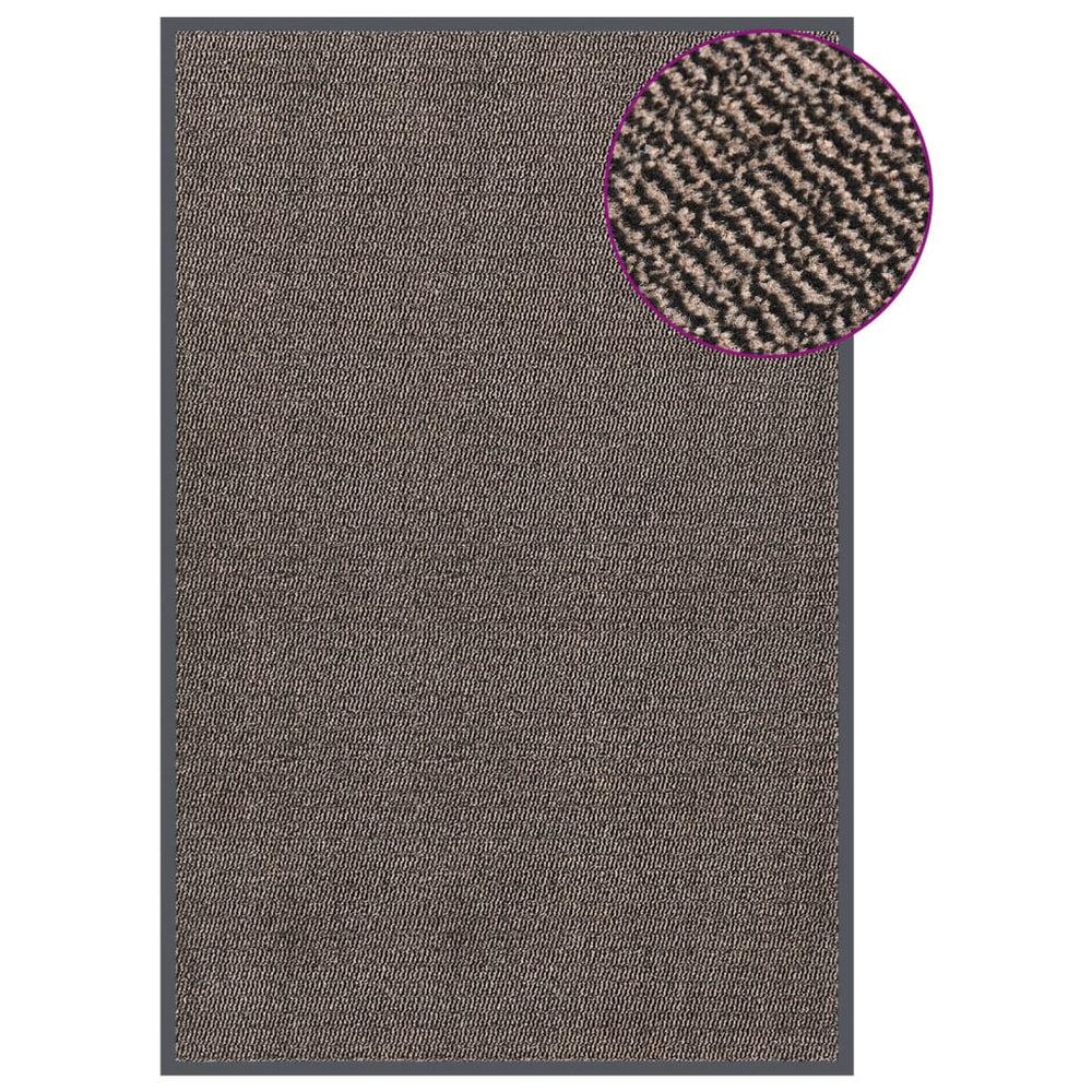 vidaXL Tufted Doormat 120x180 cm Dark Brown