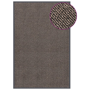 vidaXL Tufted Doormat 120x180 cm Dark Brown