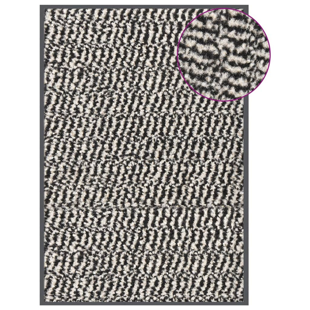 vidaXL Tufted Doormat 40x60 cm Light Brown