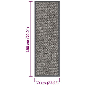 vidaXL Tufted Doormat 60x180 cm Light Brown