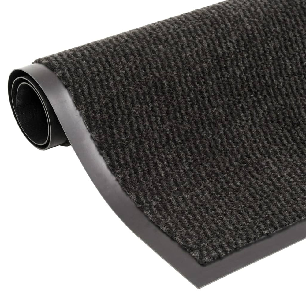 vidaXL Tufted Doormat 60x150 cm Black