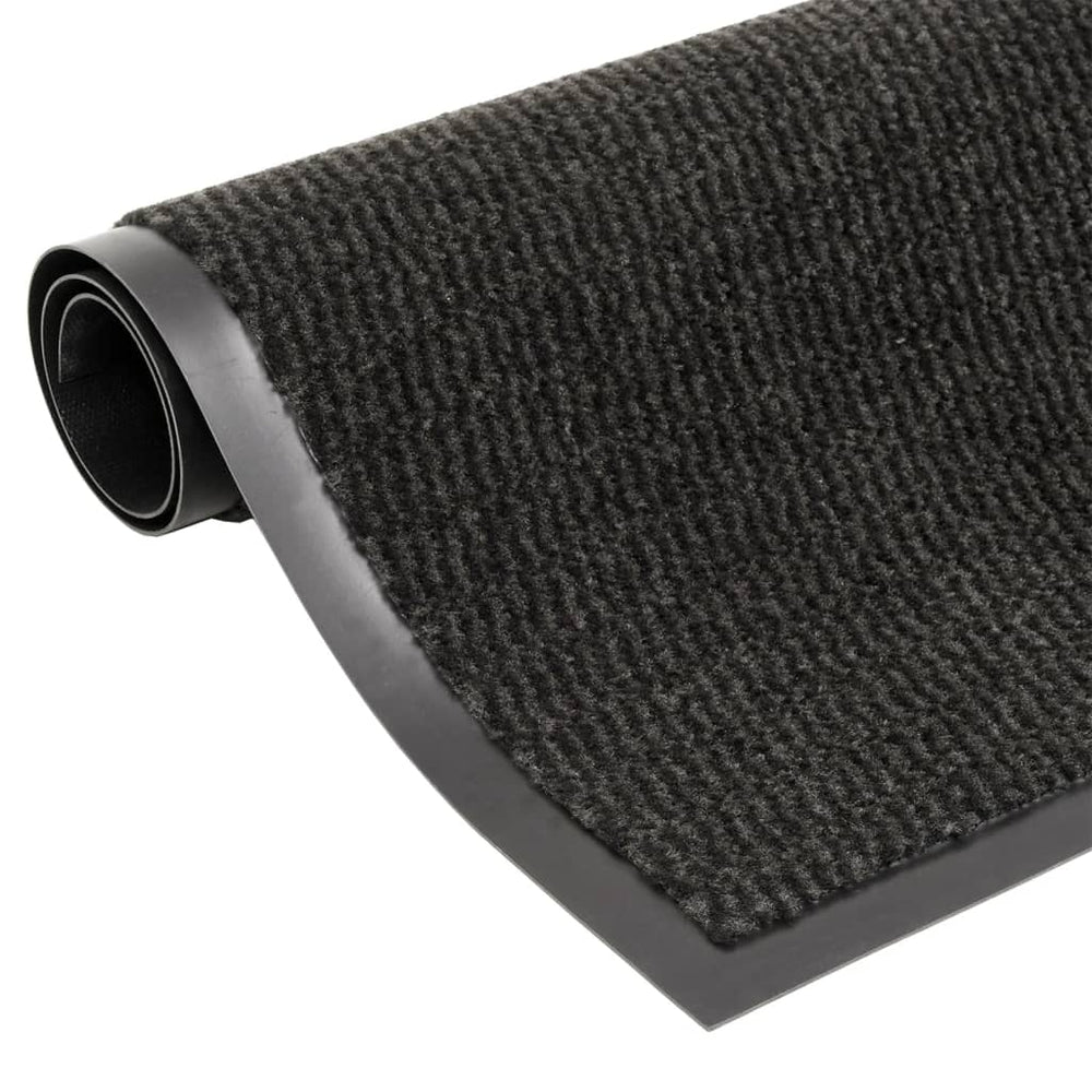 vidaXL Tufted Doormat 60x180 cm Black