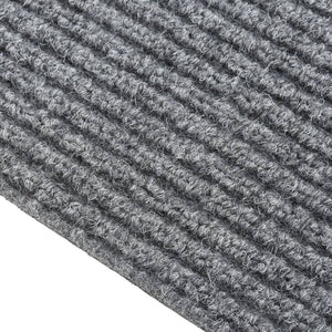 Grauer Schmutzfangläufer 100x350 cm