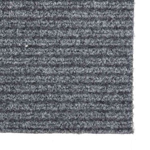 Grauer Schmutzfangläufer 100x400 cm