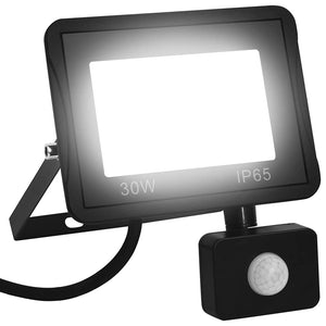 vidaXL LED Floodlight with Sensor 30 W Cool White