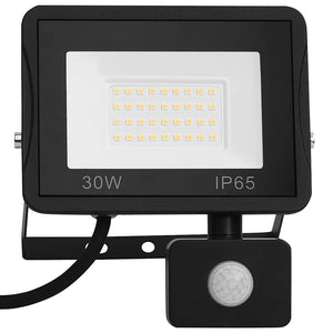 vidaXL LED Floodlight with Sensor 30 W Cool White