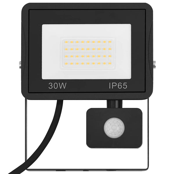 vidaXL LED Floodlight with Sensor 30 W Cool White