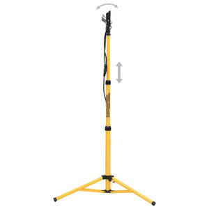 vidaXL LED Floodlight with Tripod 2x30W Cool White