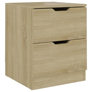 vidaXL Nightstand Sonoma Oak 40x40x50 cm Chipboard