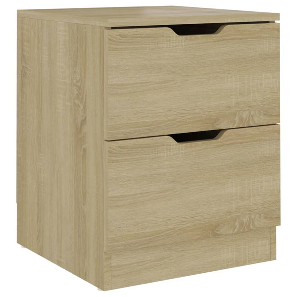 vidaXL Nightstand Sonoma Oak 40x40x50 cm Chipboard