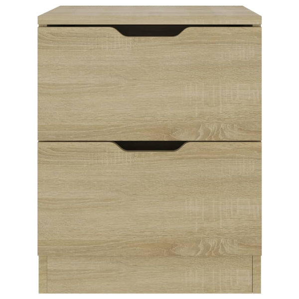 vidaXL Nightstand Sonoma Oak 40x40x50 cm Chipboard