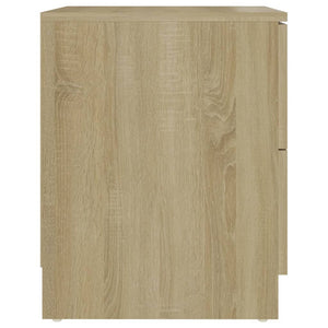 vidaXL Nightstand Sonoma Oak 40x40x50 cm Chipboard