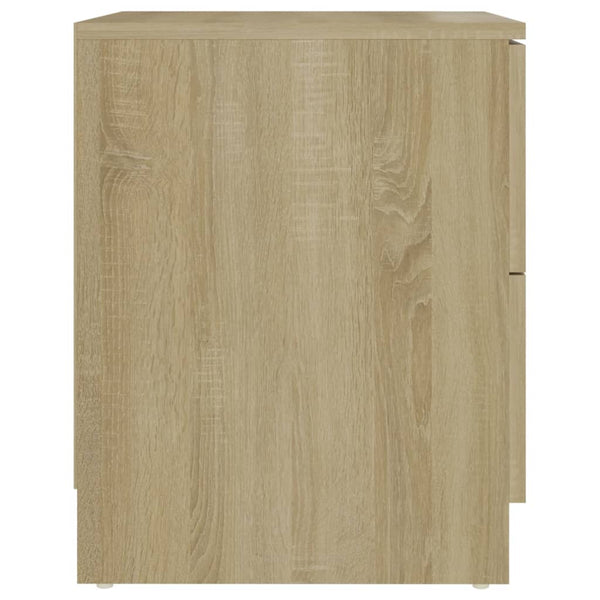 vidaXL Nightstand Sonoma Oak 40x40x50 cm Chipboard