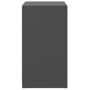 vidaXL Shoe Cabinet Grey 94.5x31x57 cm Engineered Wood