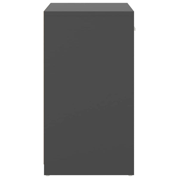 vidaXL Shoe Cabinet Grey 94.5x31x57 cm Engineered Wood