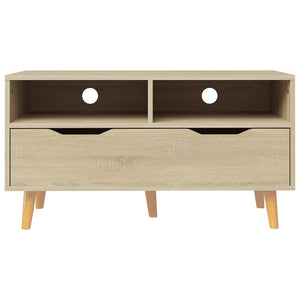 vidaXL TV Cabinet Sonoma Oak 90x40x48.5 cm Engineered Wood