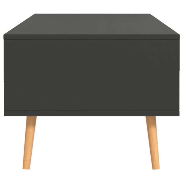 vidaXL Coffee Table Grey 100x49.5x43 cm Engineered Wood