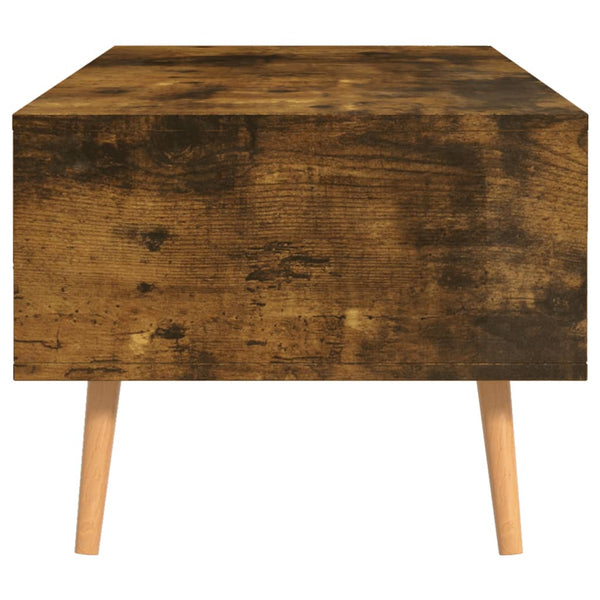 vidaXL Coffee Table Smoked Oak 100x49.5x43 cm Engineered Wood