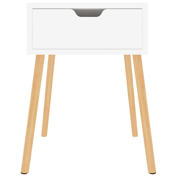 vidaXL Nightstand White 40x40x56 cm Engineered Wood