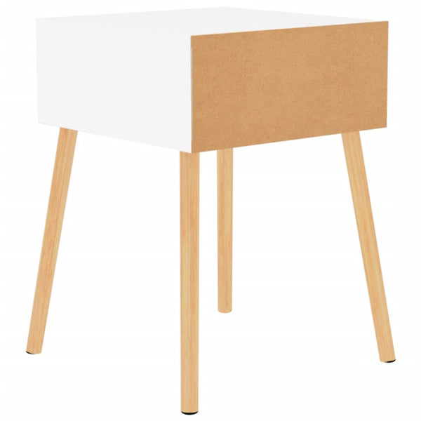 vidaXL Nightstand White 40x40x56 cm Engineered Wood