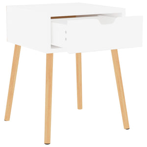 vidaXL Nightstand White 40x40x56 cm Engineered Wood